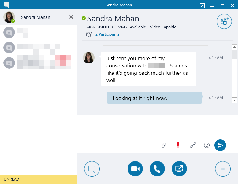 skype for business mac tabbed conversations
